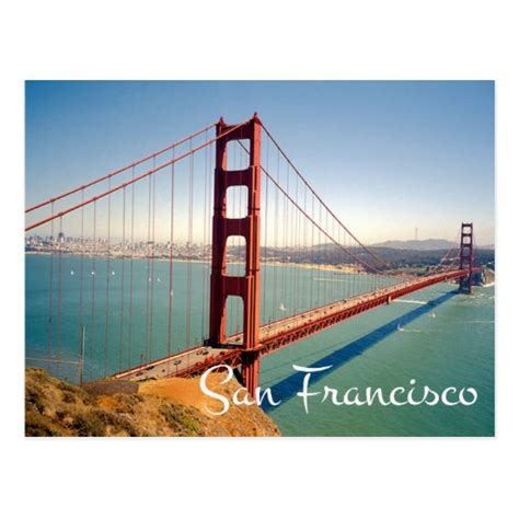 Golden Gate Bridge San Francisco Ca Postcard Zazzle