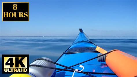 Gopro 8 Hours Sailing Loop Video Kayak Ocean Sounds Waves Wind Sounds