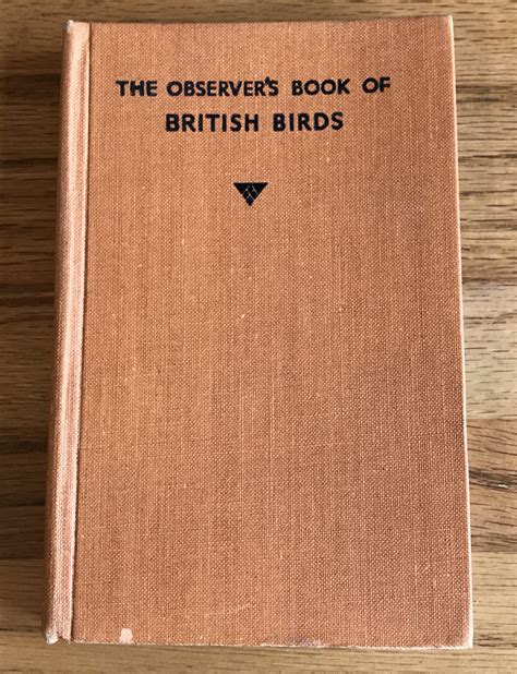 The Observers Book Of British Birds By Benson S Vere Hard Cover 1937
