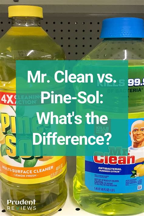Discover The Distinctions Mr Clean Vs Pine Sol