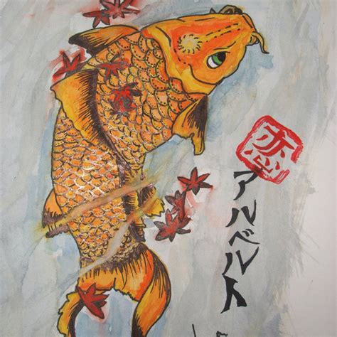 Koi Fish Watercolor By Koi Top On Deviantart