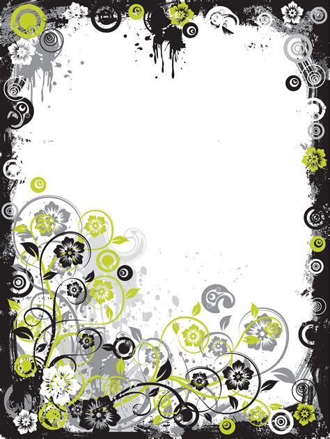 Download these amazing cliparts absolutely free and use these for creating your presentation, blog or website. Black and Yellow Modern Transparent Frame | Gallery ...
