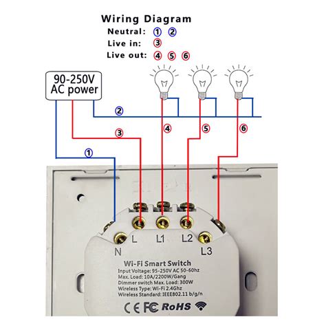 3 Gang Smart Switch Wiring Wiring Diagram And Schematics