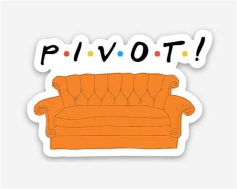 The study of language has overturned many misconceptions. Pivot Friends Vinyl Sticker | Hydroflask stickers ...