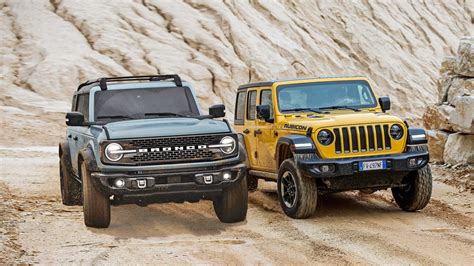 Daten Vergleich Ford Bronco Gegen Jeep Wrangler Auto Motor Und Sport