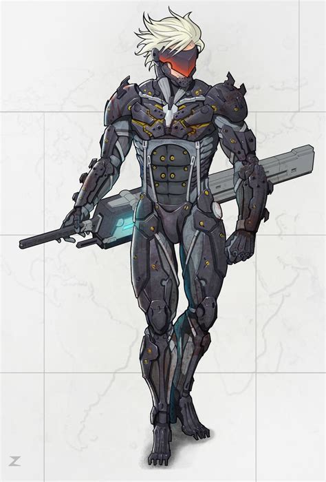 Character Art Image By Dean Semark In 2020 Metal Gear Rising Metal