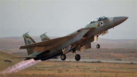 Israeli Jets Strike Near Damascus Syrian Army Bbc News