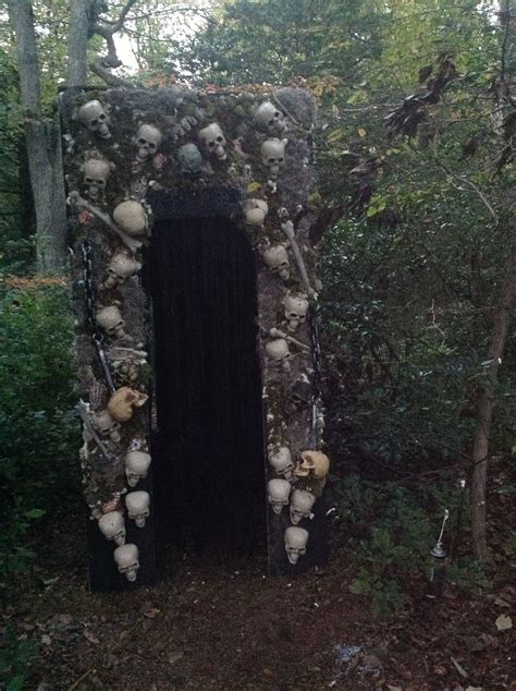 Entrance For The Haunted Trail