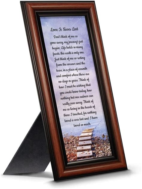 Memorial Picture Frames Sympathy T Condolence Card