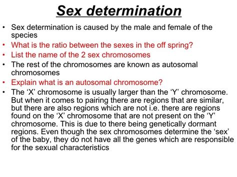 Sex Determination 8