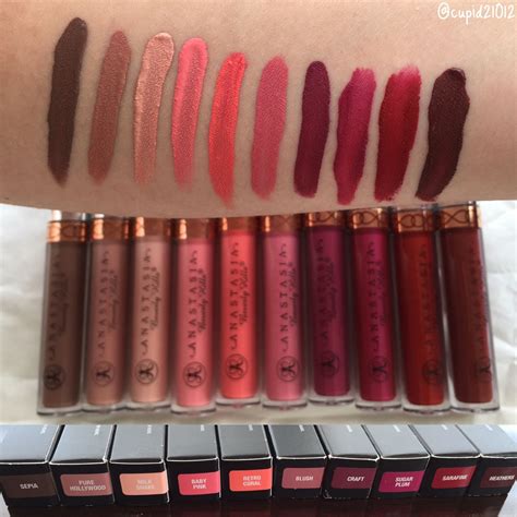 Pure hollywood era o batom mais cobiçado quando a abh lançou a sua gama de batons líquidos, mas depressa se tornou o batom que a maioria odiava. Anastasia Beverly Hills Liquid Lipstick. From left to ...