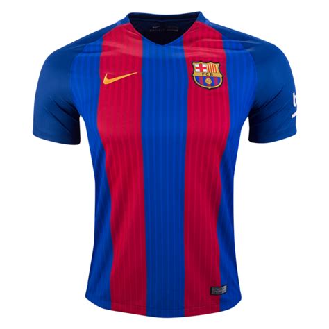 Dan pastinya barcelona juga sudah. Barcelona 16/17 Home Soccer Jersey ☆ 2016/17 UEFA ...