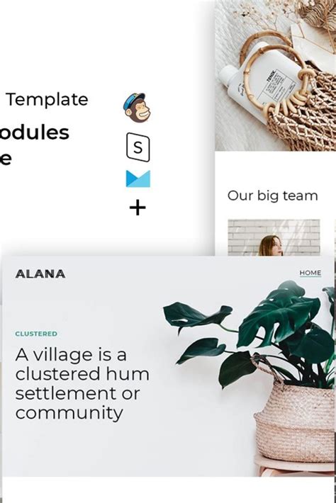 Alana - Responsive Email template | Responsive email template, Creative email templates, Email 