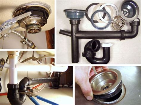 Shut off water to the house. How to Remove & Fix a Kitchen Sink Drain | Sink drain ...