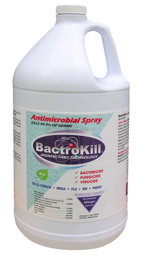 Bactrokill Epa Registered Antimicrobial Spray Disinfectant