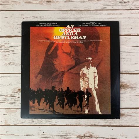An Officer And A Gentleman Soundtrack 1982 Vintage Vinyl Etsy