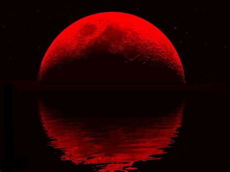 Outer Space Blood Moon