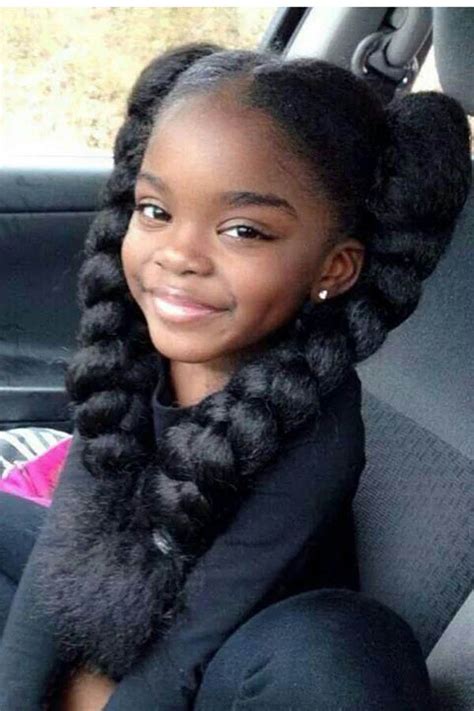 15 Of The Cutest Afro Hairstyles For Your Little Girl Little Girl