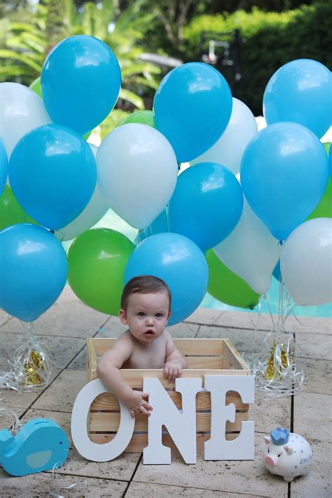 Outdoor First Birthday Photoshoot Boy Get More Anythink S