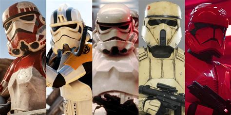 Star Wars Every Type Of Stormtrooper In Canon Explained