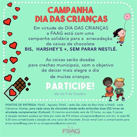 Campanha Dias Das Crianças