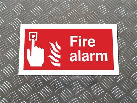 Fire Alarm Fire Safety Equipment Sign Free Delivery