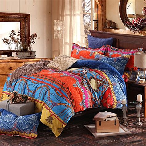 Fadfay Brand Colorful Exotic Bohemian Duvet Covers Queen King Size Boho