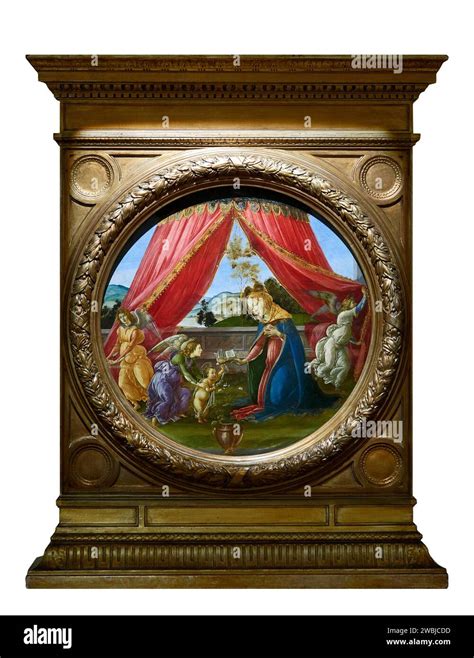 Madonna Del Padiglione Tempera Su Tavola Sandro Botticelli Xv