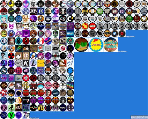The Spriters Resource Full Sheet View Clone Hero Chart Icons