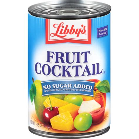 Libby S No Sugar Added Fruit Cocktail Oz Can Canned Fruit Houchens Market Place