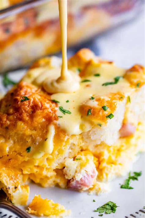 Cheesy Egg Breakfast Casserole With Biscuits The Food Charlatan