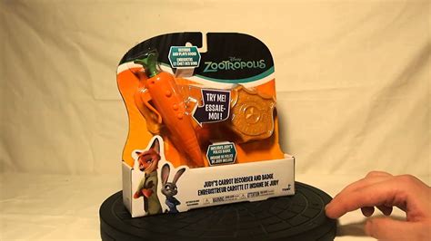Zootopia Judys Carrot Recorder And Badge Youtube