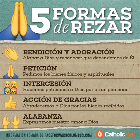 Biblioteca De Catholic Link Infografía 5 Formas De Rezar Oraciones