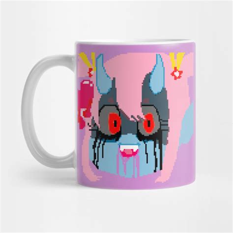 Yandere Demon Girl Pixel Art Demon Girl Tasse Teepublic Fr