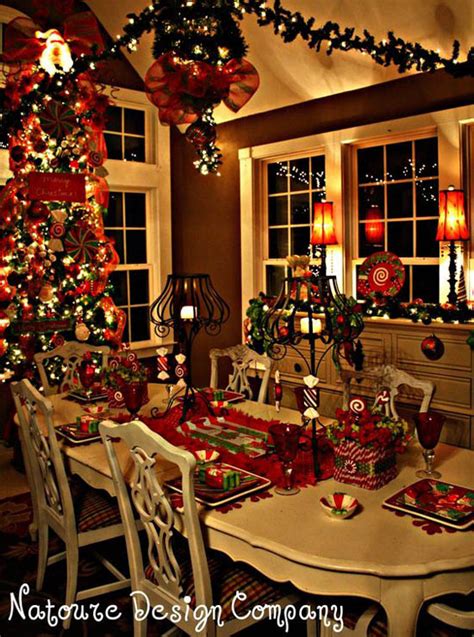 40 Fabulous Christmas Dining Room Decorating Ideas All About Christmas