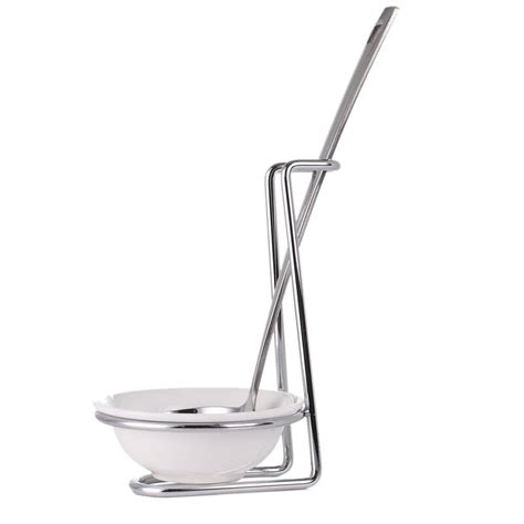 10 inches / 25 cm wide. Cuisinox Upright Ceramic Spoon Rest & Reviews | Wayfair