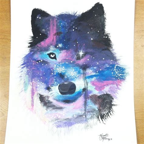Desenhando lobo galaxy por rikaru12 no mural livre do gartic. Galaxy Wolf by GrelltheBloodRedKing on DeviantArt