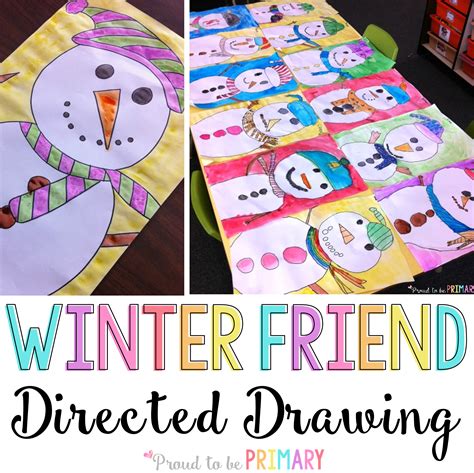A Snowman Drawing Activity For Your Classroom Walls