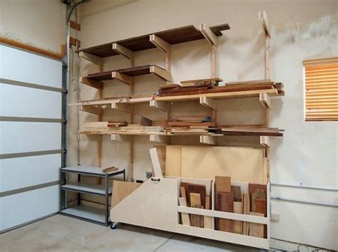 This builder made four shelves for around $70. 10 DIY Garage Shelves Ideas to Maximize Garage Storage | Home Interiors