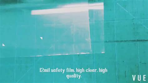 12mil Bulletproof Window Film Sf 12mil Clear Safety Tint Film For Car