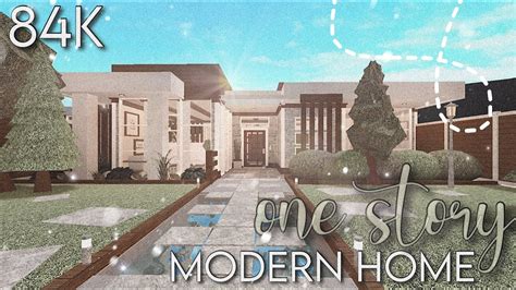 Modern One Story Home Bloxburg Pinoy House Designs