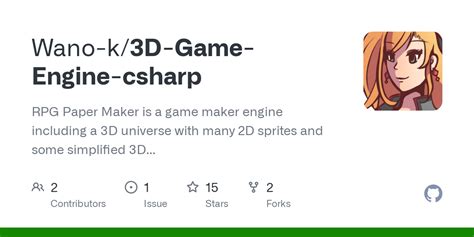 Github Wano K3d Game Engine Csharp Rpg Paper Maker Is A Game Maker