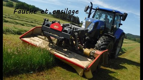 Fauche Et Ensilage En New Holland Ensilage D Herbe Youtube