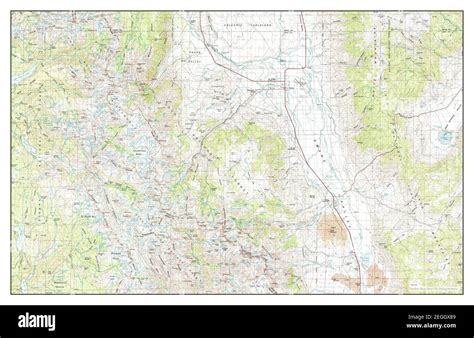 Bishop California Map 1978 1100000 United States Of America By