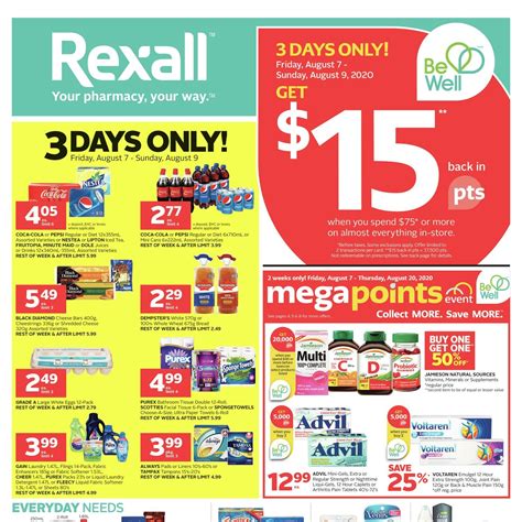 Rexall Weekly Flyer 2 Weeks Of Savings Aug 7 20