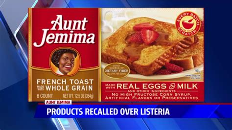 Several Aunt Jemima Products Are Being Recalled