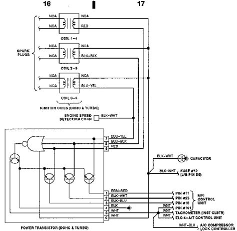 System diagram, ignition system troubleshooting, ignition coil. I have a 1991 Dodge Stealth R/T, 3.0 DOHC, not a turbo ...