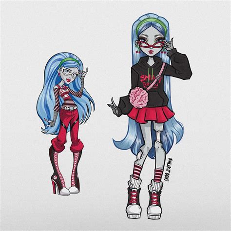 New Super Fashion Looks For Monster High Ghouls In Mukitoons Fan Art
