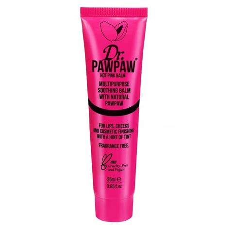 Dr Paw Paw Multipurpose Soothing Balm Lips Cheeks 25ml Hot Pink Skin Care From Direct