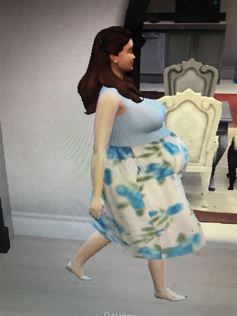 what actually determines size of pregnant sim r thesims